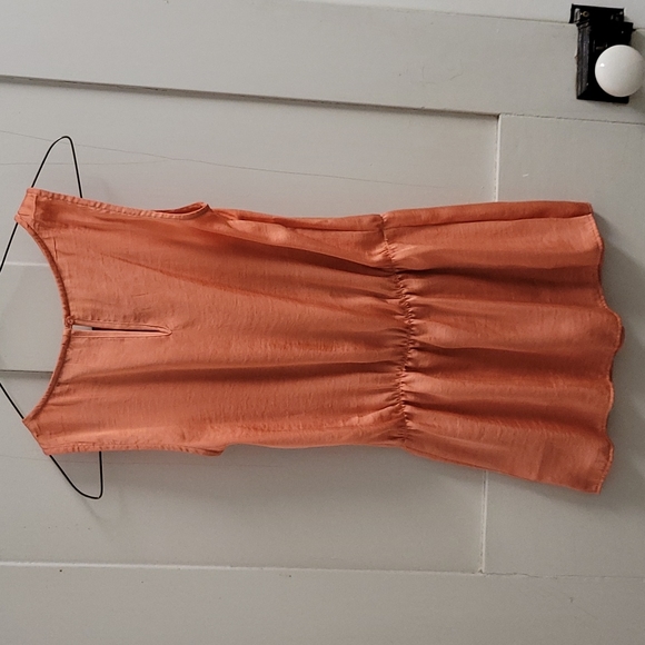 Ricki's women's sleevless orange dress shirt - Picture 5 of 8
